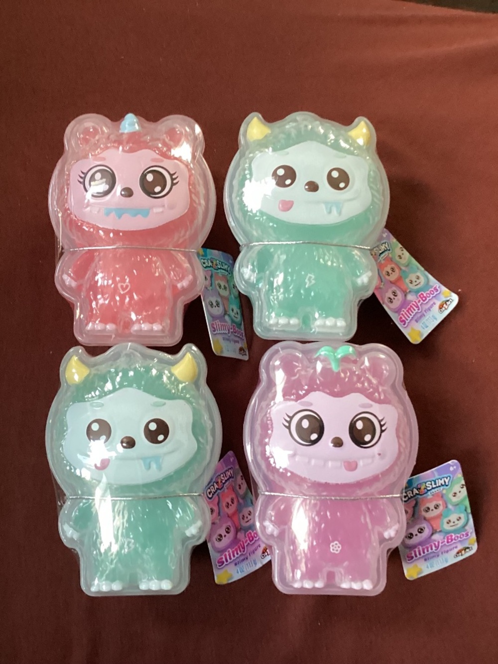 Cra-Z-Slimy Slimy-Boos Slimy figures New 4 pack